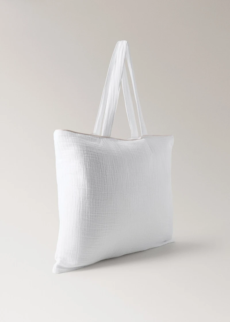 Cotton chiffon maternity bag