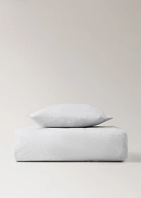 Cotton striped duvet cover for crib