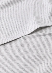 Cotton striped duvet cover for crib