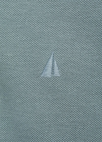 Short-sleeved cotton polo shirt