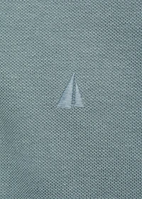 Short-sleeved cotton polo shirt