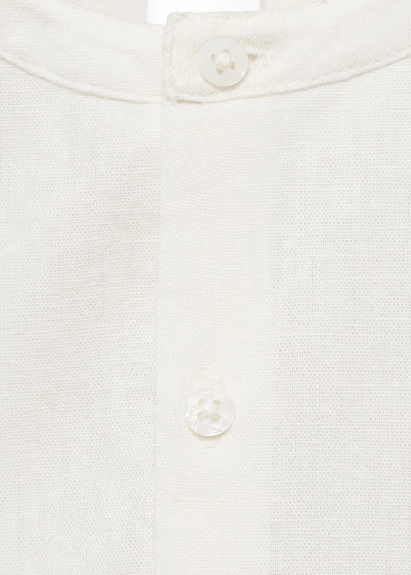Cotton and linen shirt