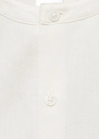 Cotton and linen shirt