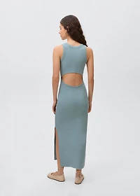 Cut-out back dress
