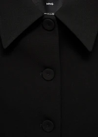 Suit blazer with lapels