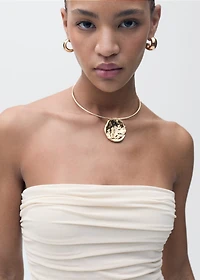 Draped-body balloon skirt dress