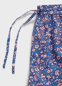 Floral-print pajamas
