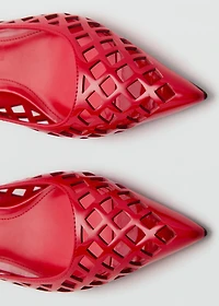 Die-cut kitten shoes