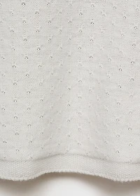 Knit embroidered sweater