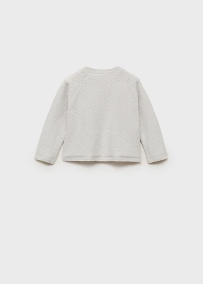 Knit embroidered sweater