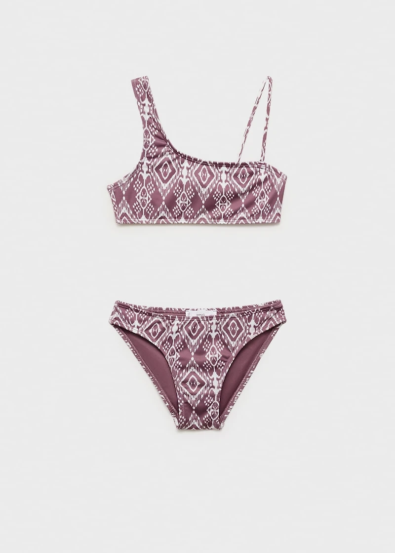 Bikini with ethnic print