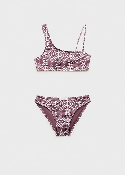 Bikini with ethnic print