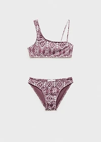 Bikini with ethnic print