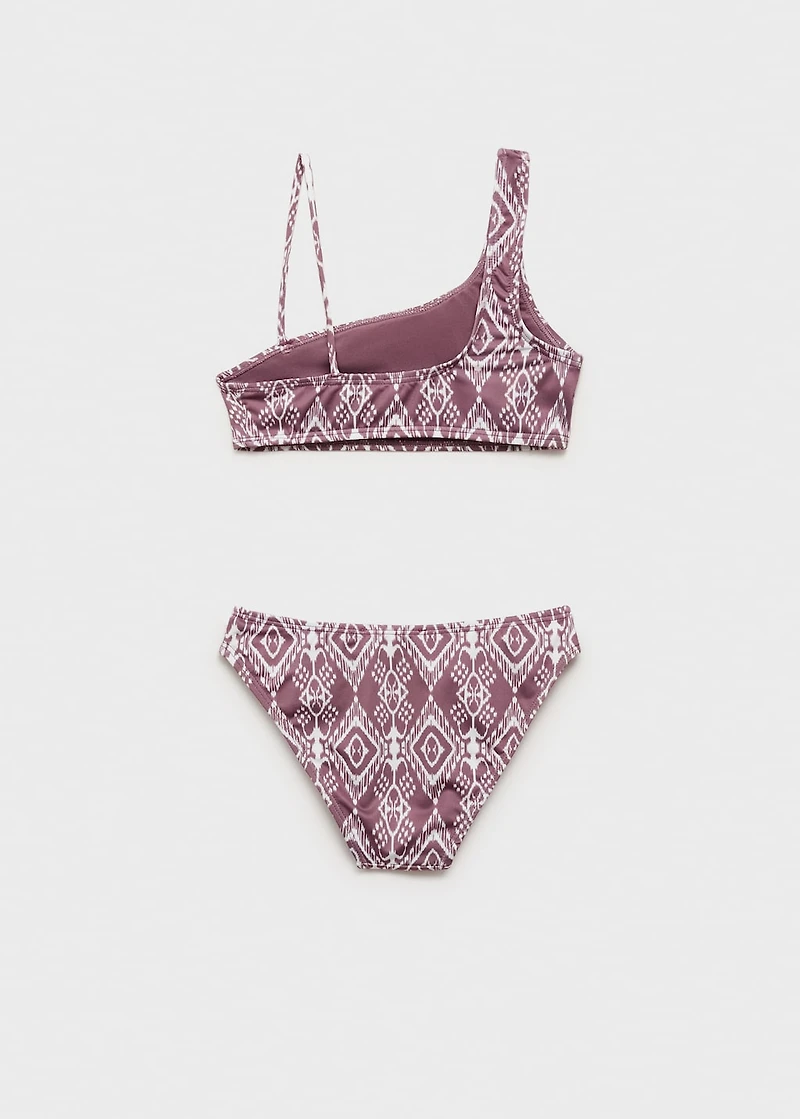 Bikini with ethnic print