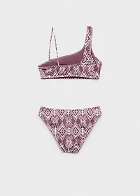 Bikini with ethnic print