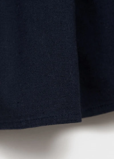 Cotton-linen skirt