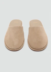 Suede sling back shoes