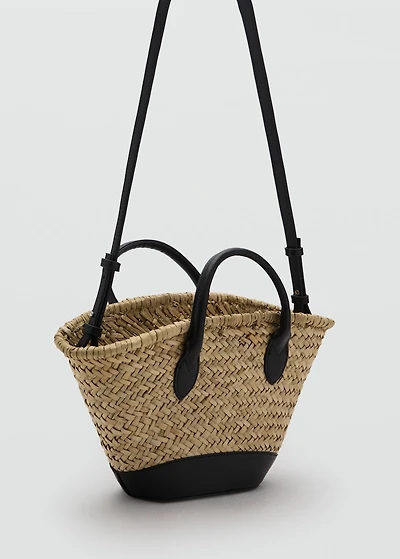 Small natural fiber basket