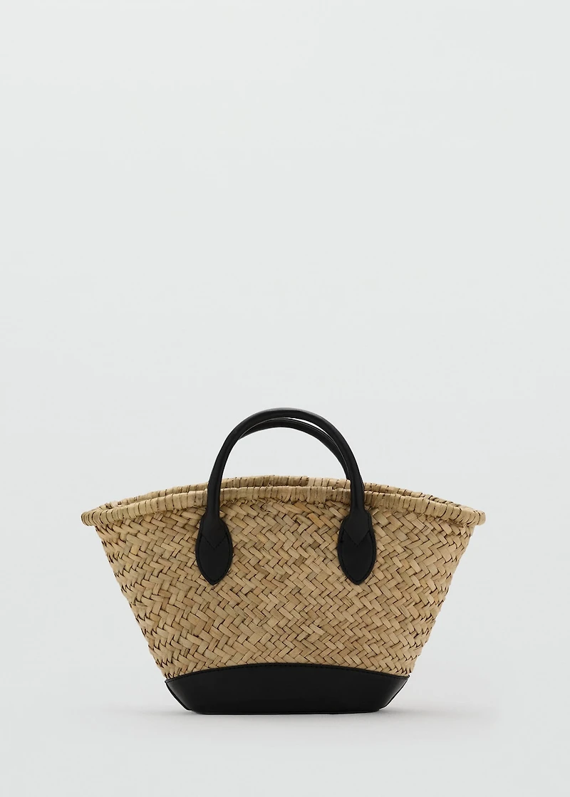 Small natural fiber basket