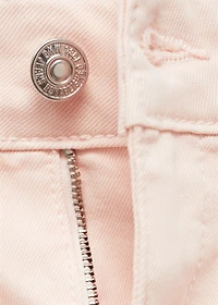 Flared cropped jeans with pockets