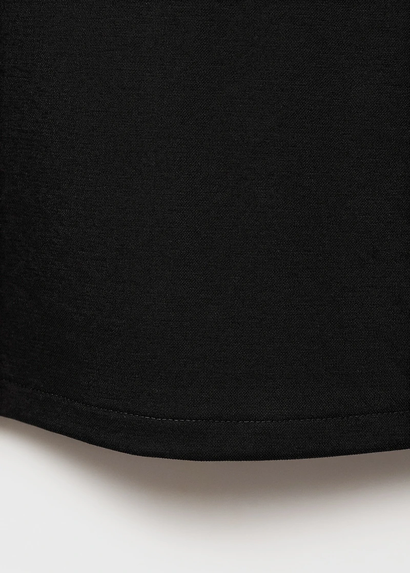 Cotton halter-neck top