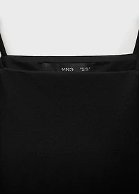 Cotton halter-neck top