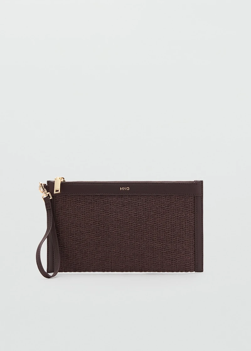 Natural fiber clutch