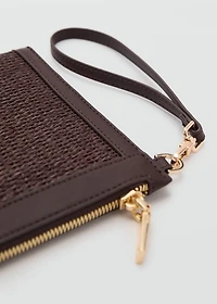 Natural fiber clutch