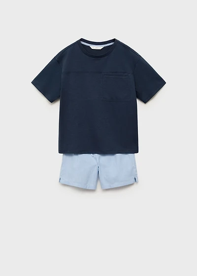 Striped short pyjamas