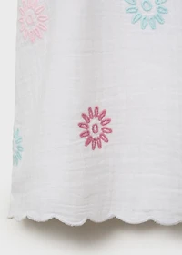 Embroidered detail dress