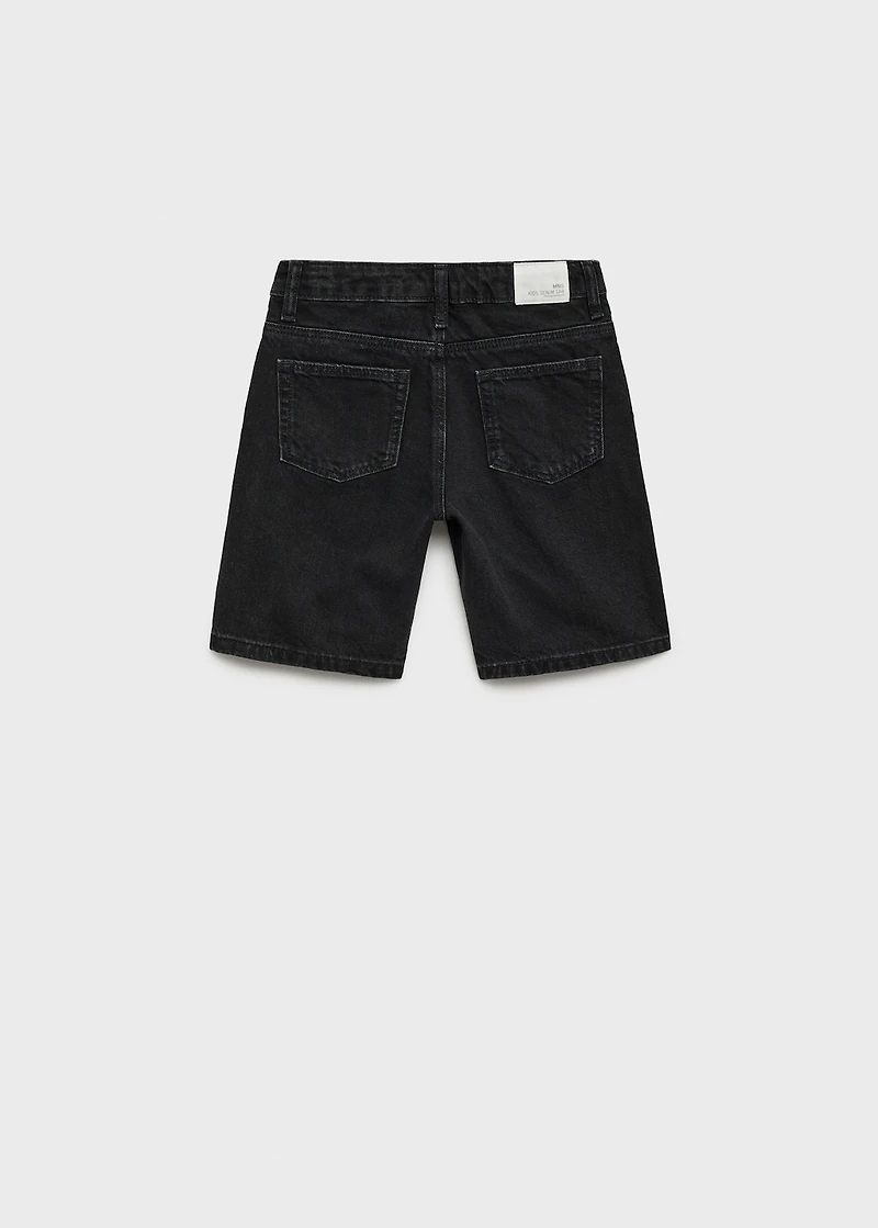 Denim Bermuda shorts