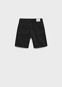 Denim Bermuda shorts