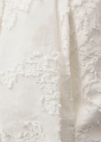 Textured balloon dress