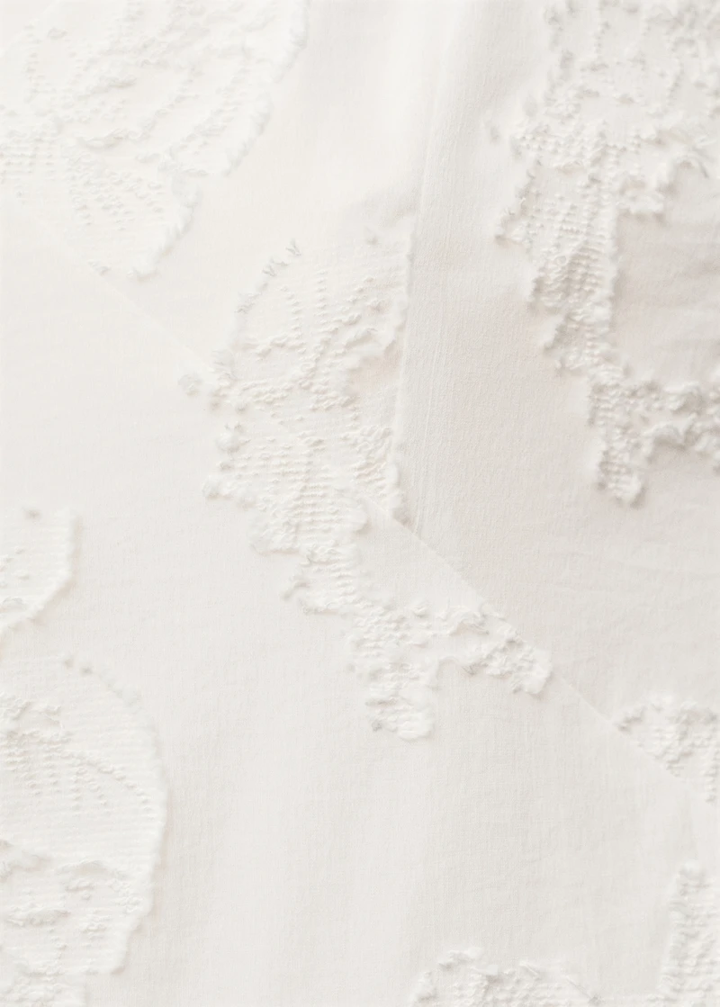 Textured balloon dress