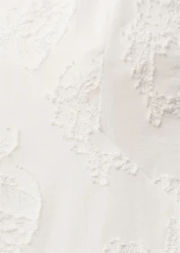 Textured balloon dress