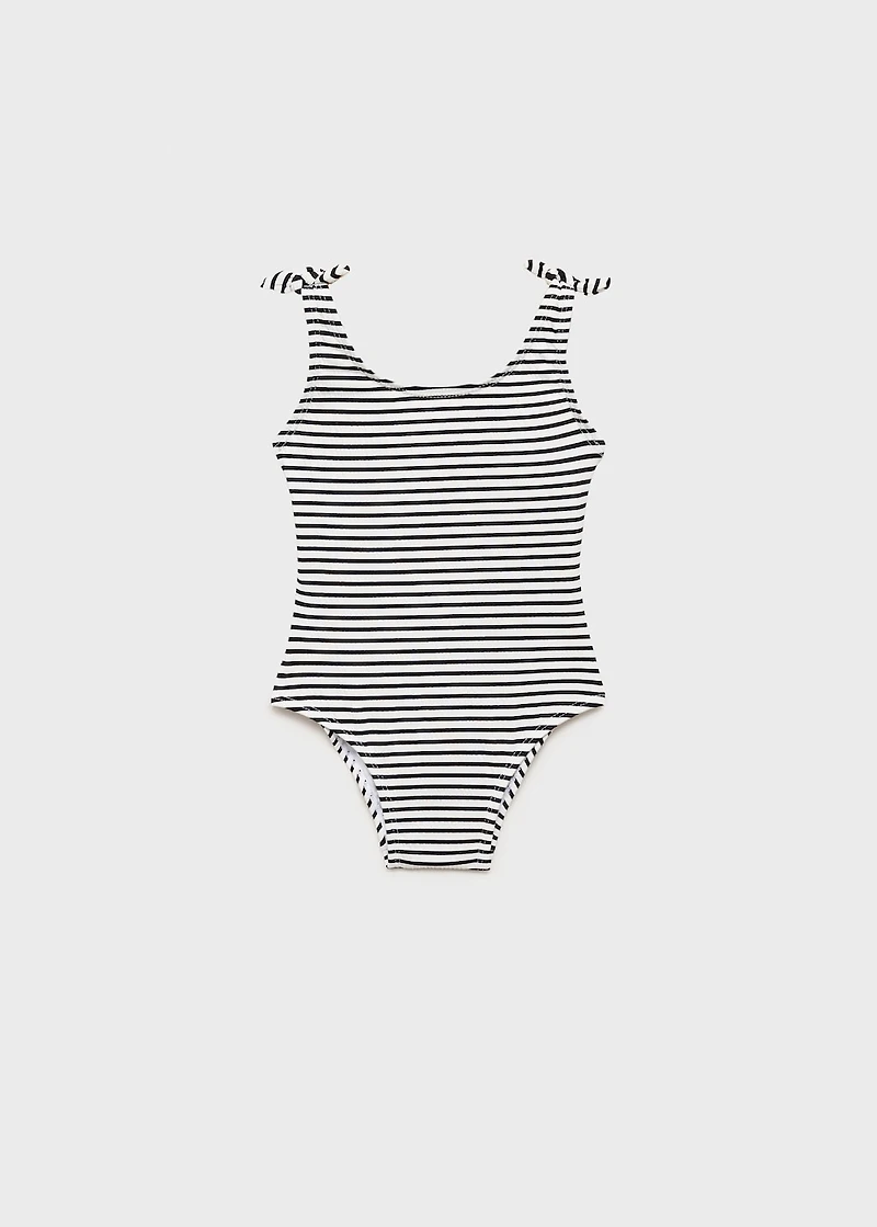 Striped swimsuit
