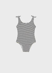 Striped swimsuit