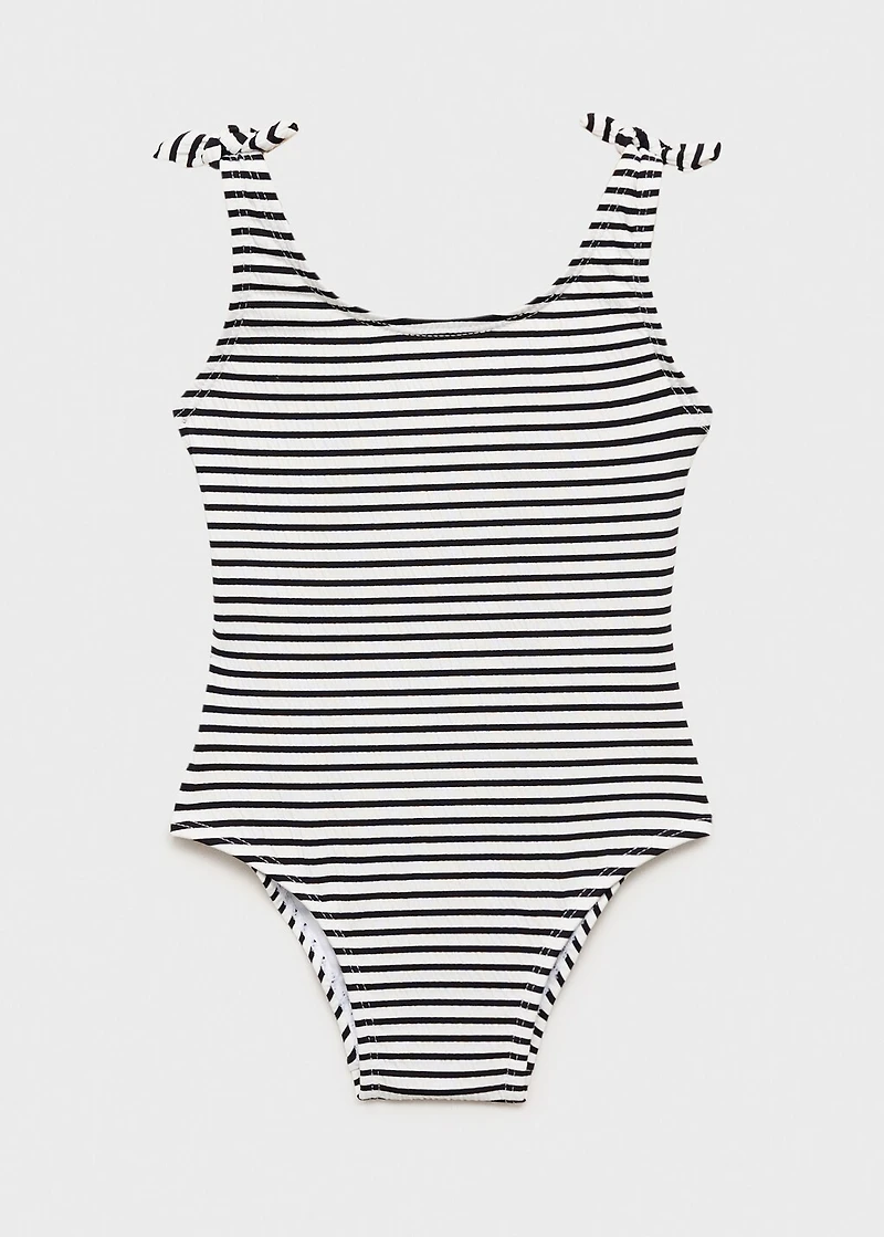 Striped swimsuit