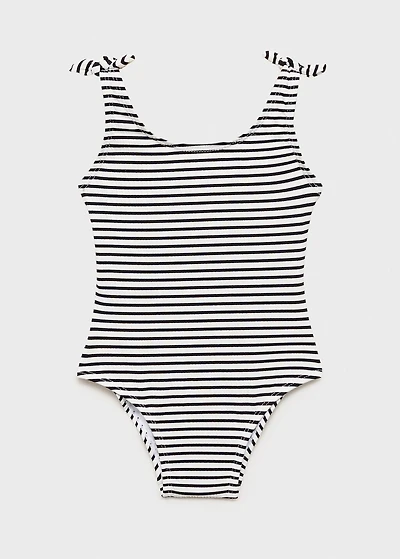 Striped swimsuit