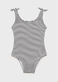 Striped swimsuit