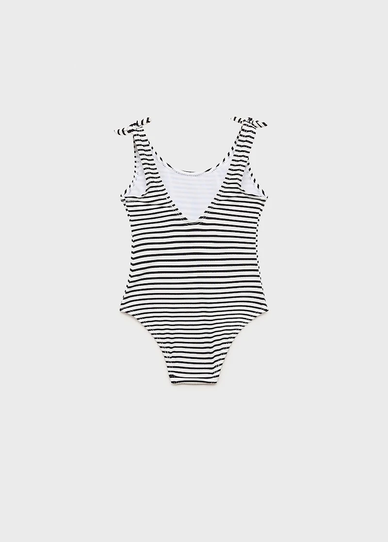 Striped swimsuit