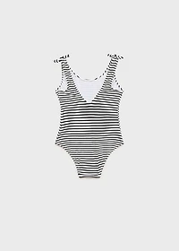 Striped swimsuit