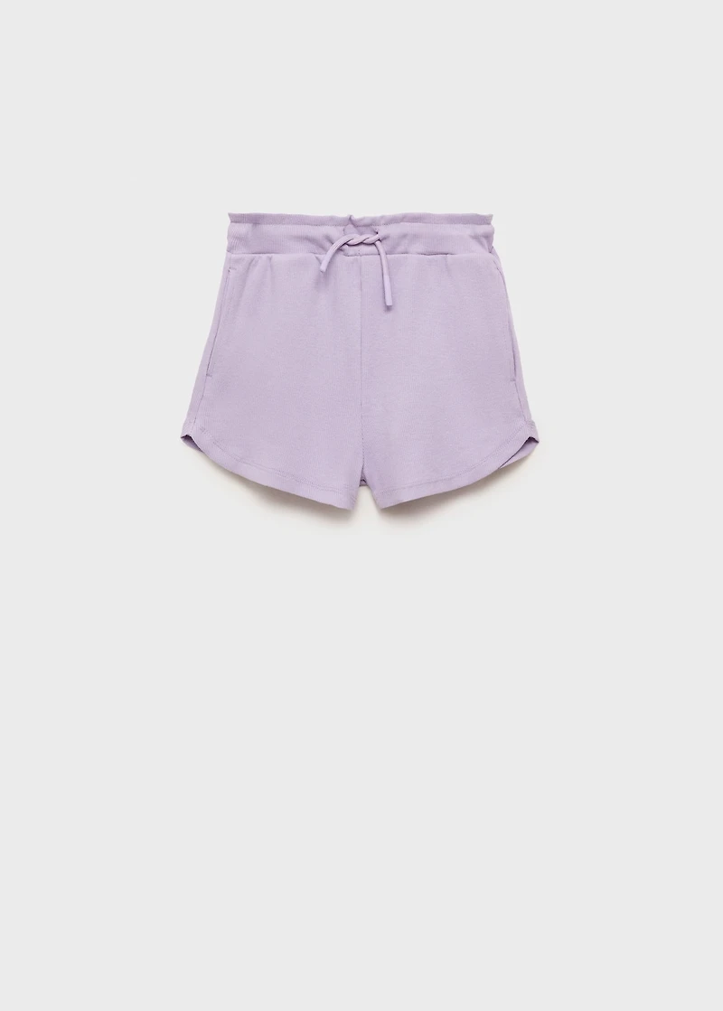 Elastic waist shorts
