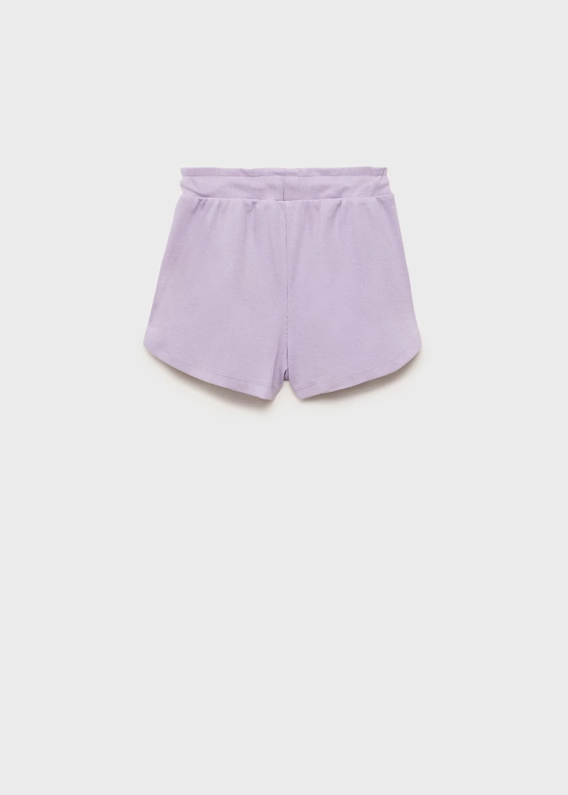 Elastic waist shorts