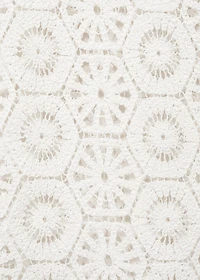 Transparent crochet dress