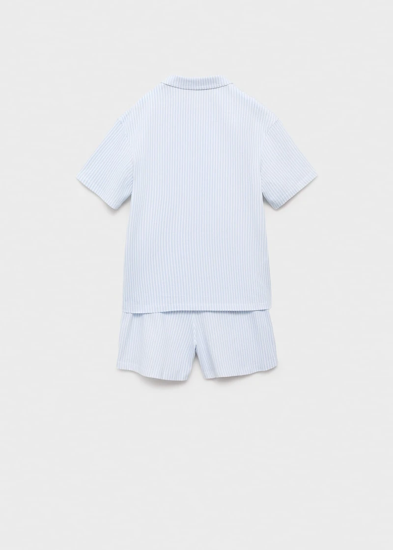Striped short pyjamas