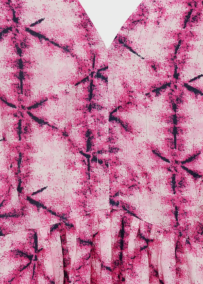 Long dress with open back