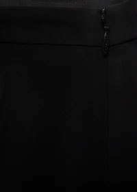 High-waist flared pants