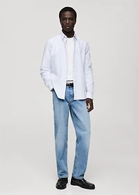 100% cotton kodak striped shirt