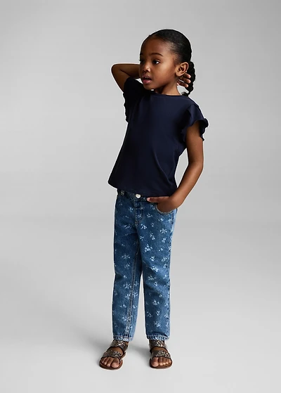 Short-sleeved cotton t-shirt